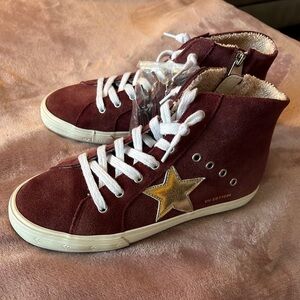 Vintage Havana Suede High-Top Sneakers